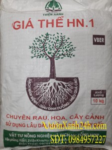 Giá thể HN.1 giàu dinh dưỡng,Chuyên Trồng Rau sạch, Hoa, Cây Cảnh