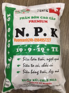 Phân bón cao cấp PREMIUM NPK 19 + 9 + 19 + TE