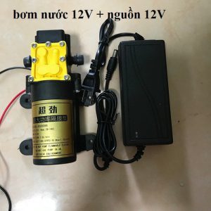 Máy bơm nước mini 12 v kèm nguồn Adaptor