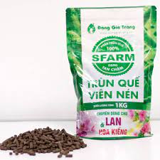 Phân trùn quế SFARM viên nén tan chậm dành cho Lan